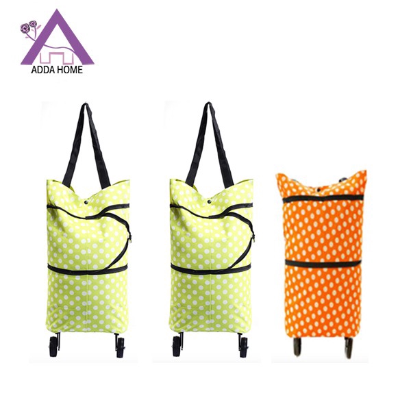 Adda Home - Tas Belanja Roda Dapat Dilipat Foldable Trolley Cart