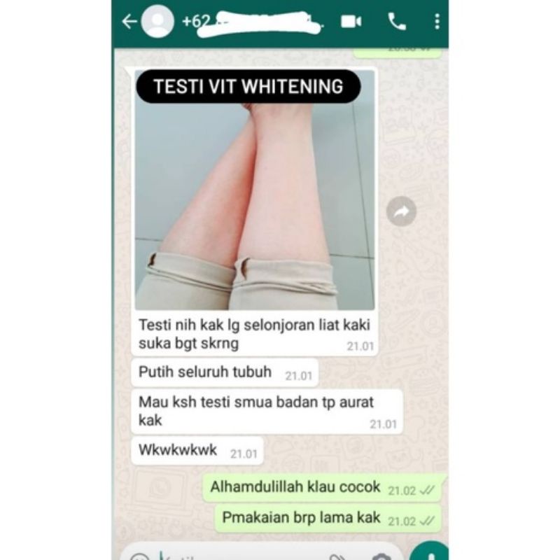 Vitamin whitening  15 kapsul seputih itu original