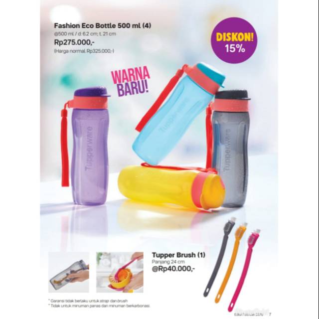 Eco Bottle Tupperware 500ml