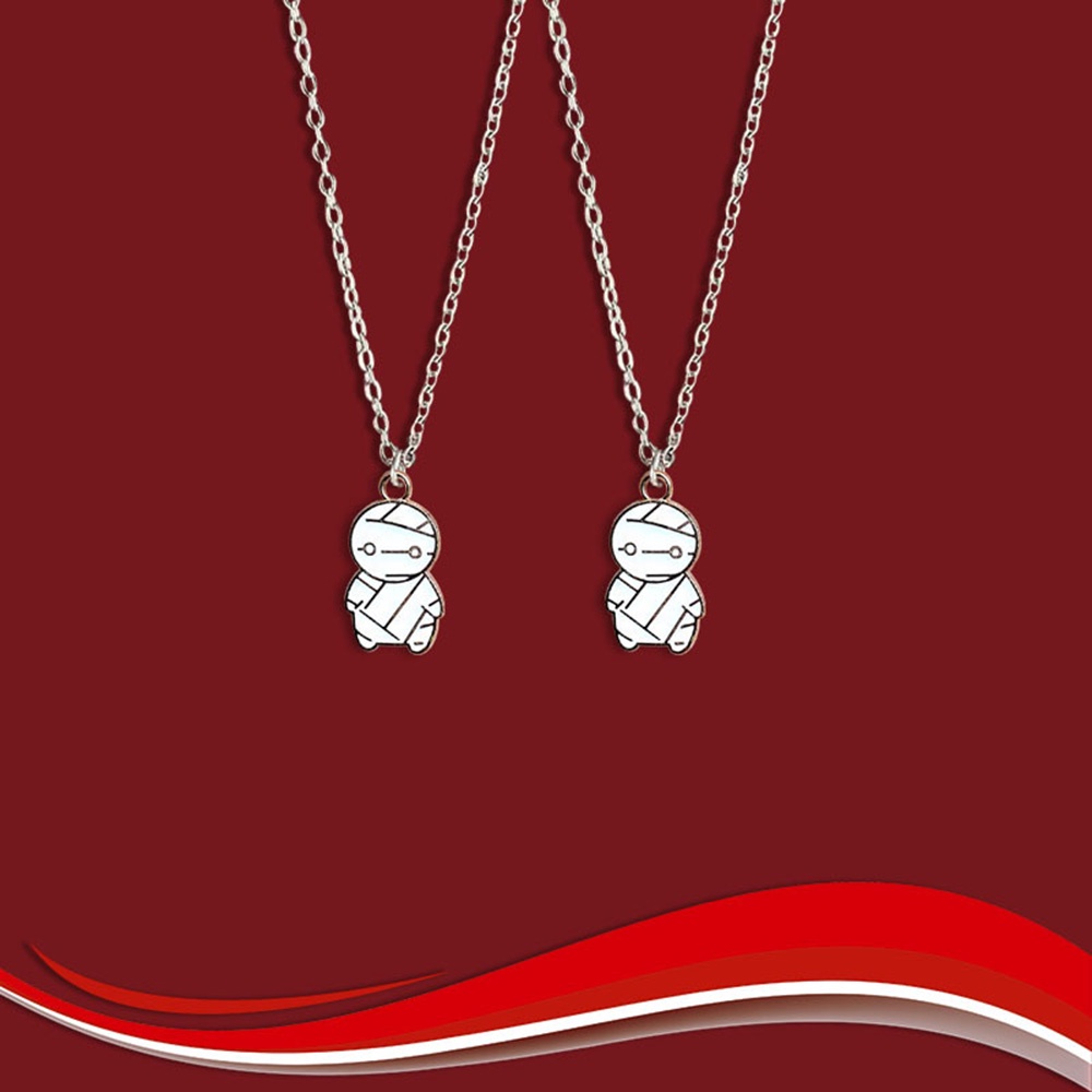 1pc Kalung Choker Liontin Kartun Mummy Untuk Pria Dan Wanita