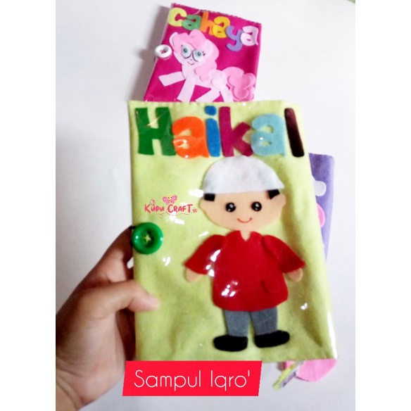 

sampul iqro karakter/ sampul buku, bisa dikasih nama (gambar diatas adalah iqro besar)