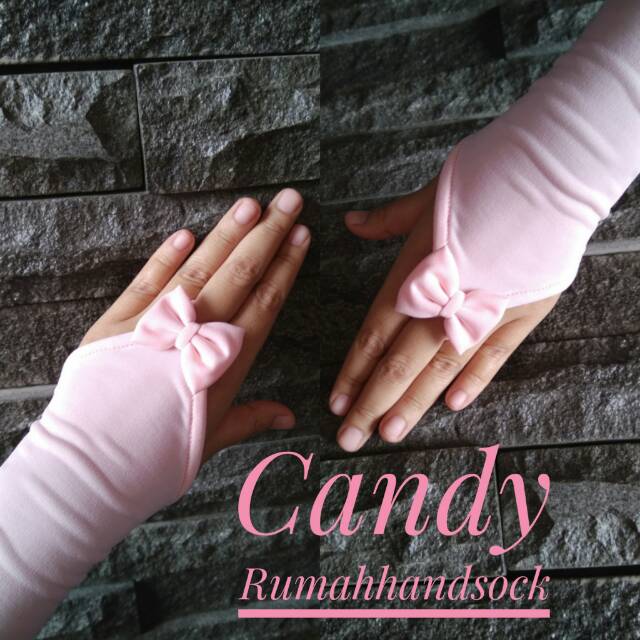 Jual Handsock Ring pita Muslimah Premium Handsock candy