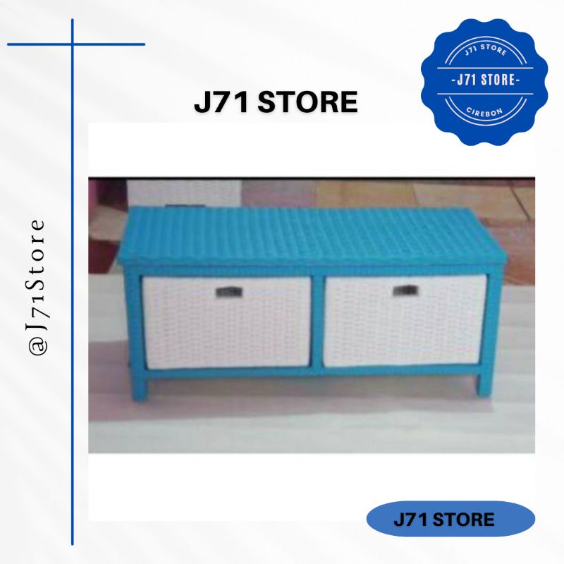 Lemari Rotan Sintetis 2 Laci