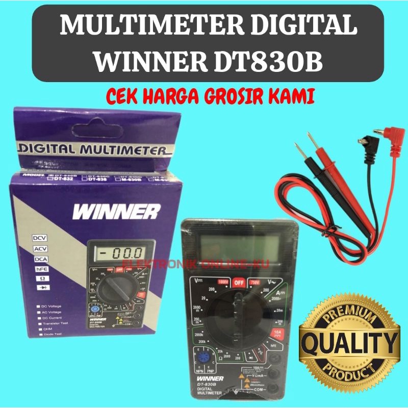 MULTIMETER DIGITAL WINNER DT830B / DT830D