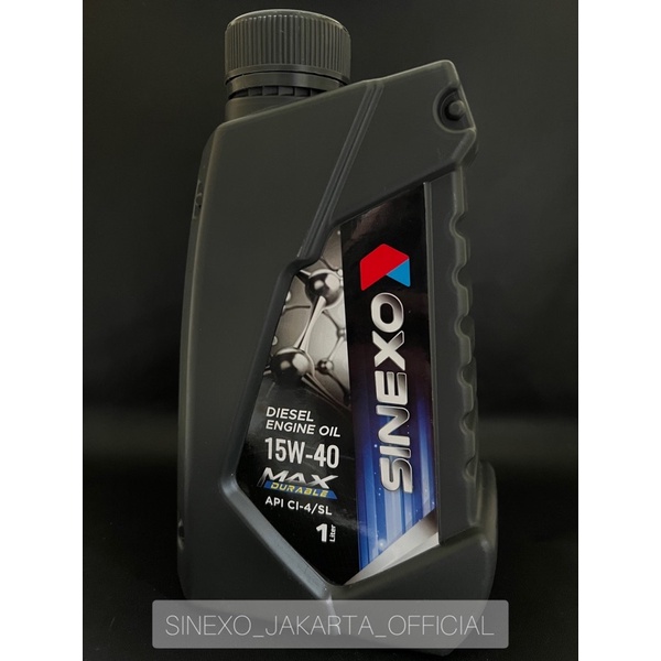 Oli Sinexo Diesel Engine Oil 15W-40 MAX DURABLE API CI-4/SL 1 LITER