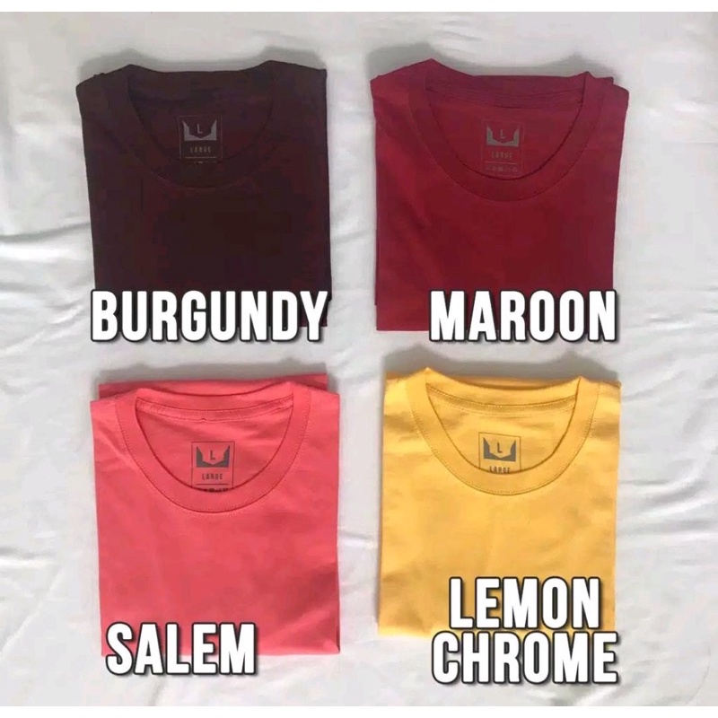 KAOS POLOS COTTON COMBED 30S / CEWEK / COWOK