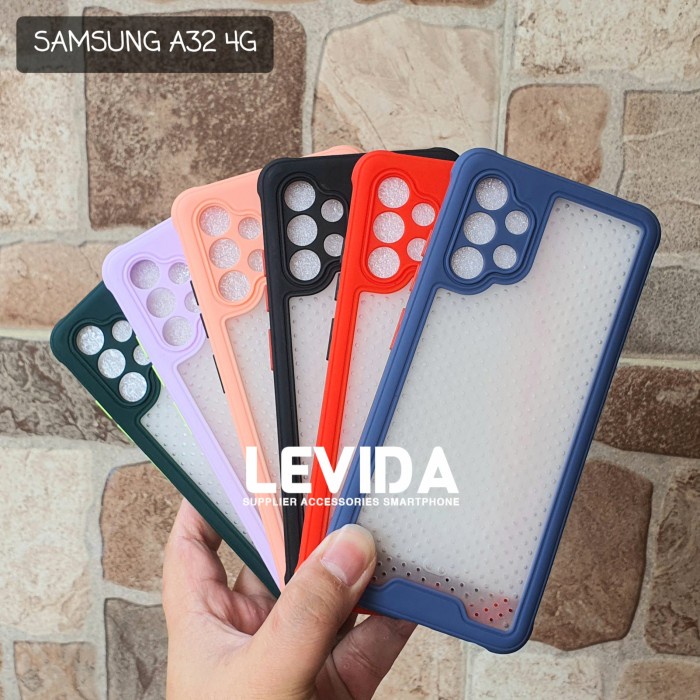 CASE SAMSUNG A32 4G CASE JARING CASE AERO MACARON SOFT CASE SAMSUNG A32 4G BISA COD
