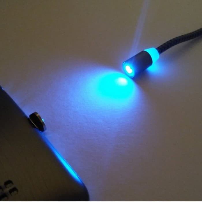 ORI PLUG IOS for IPHONE + KABEL CAS MAGNET - CABLE CHARGER MAGNETIC – 2.4 A 3A