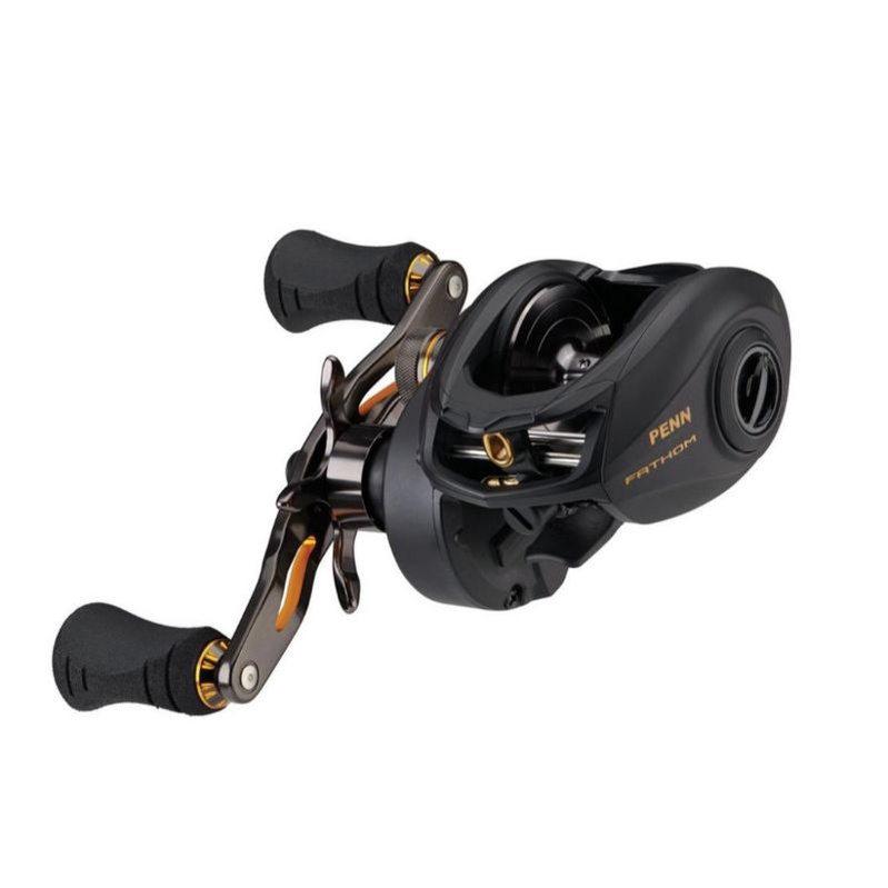 PUSATPANCING5 - Reel Baitcasting Penn Fathom Low Profile Full Metal Body 200 - 400 Handle Kanan & Ki