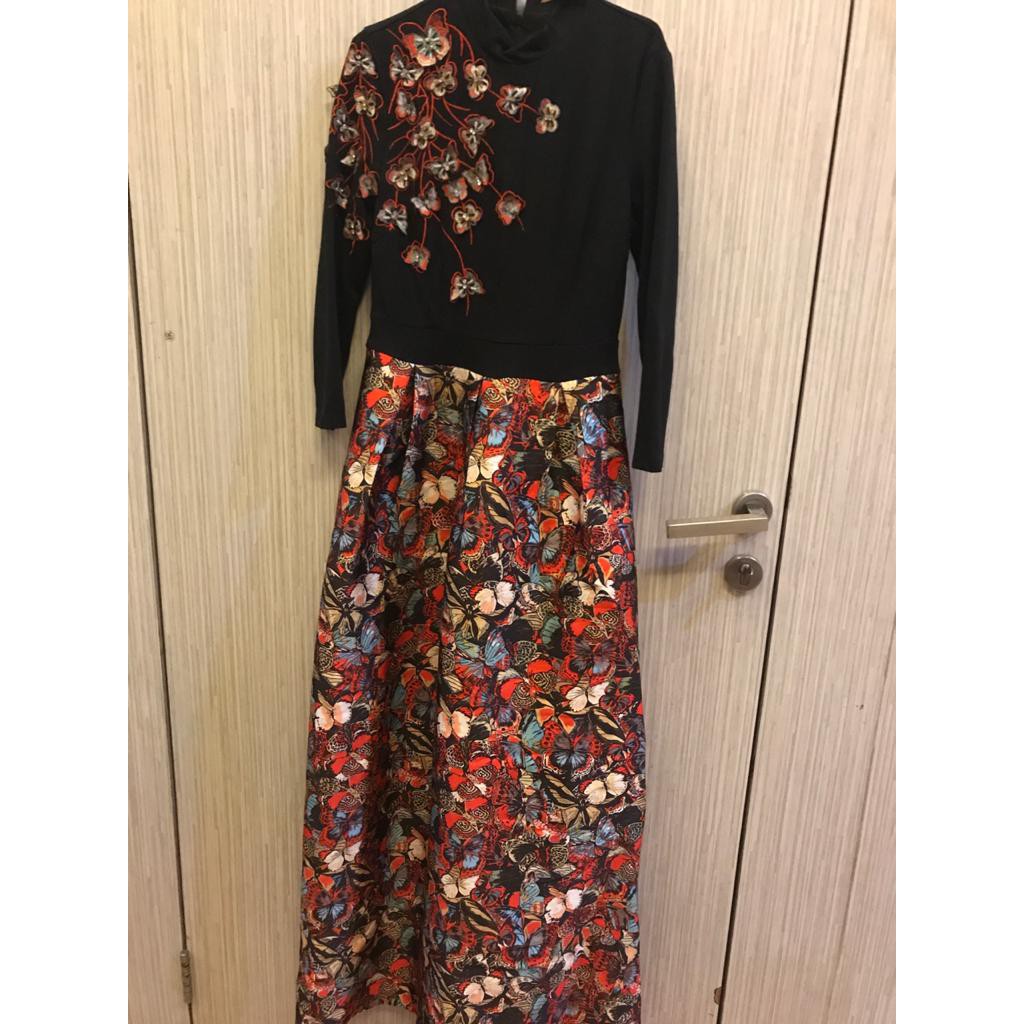 preloved dress pesta/ gamis solemio size S