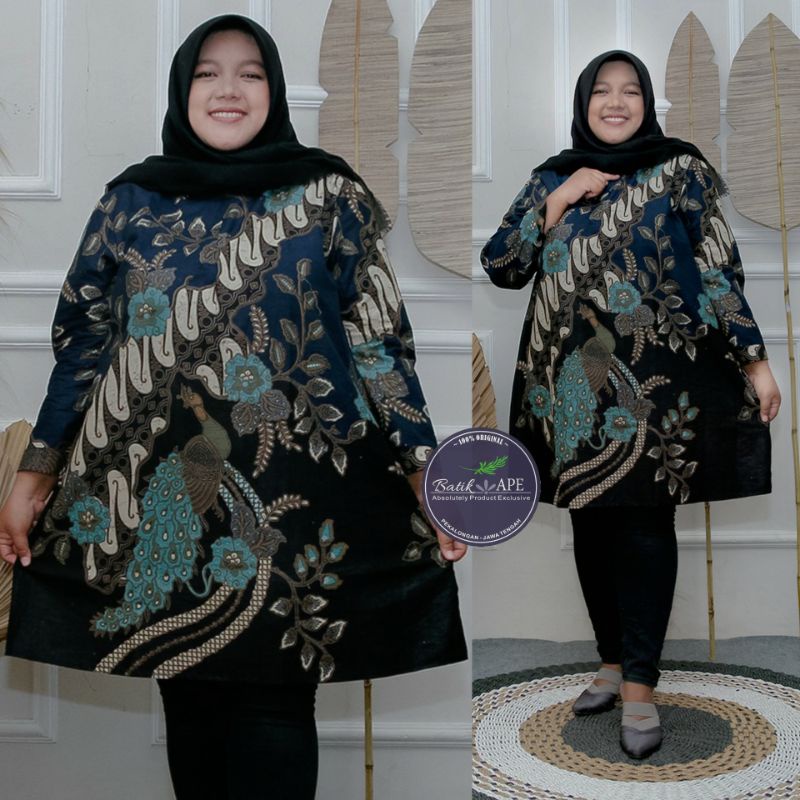 TUNIK MERAK NAVY JUMBO SUPER BIGSIZE UKURAN BESAR WANITA GEMUK READY SIZE M L XL XXL XXXL 3L XXXXL 4L XXXXXL 5L BUSUI COUPLE FAMILY SERAGAM KELUARGA GAMIS IBU ANAK HEM ANAK KEMEJA AYAH