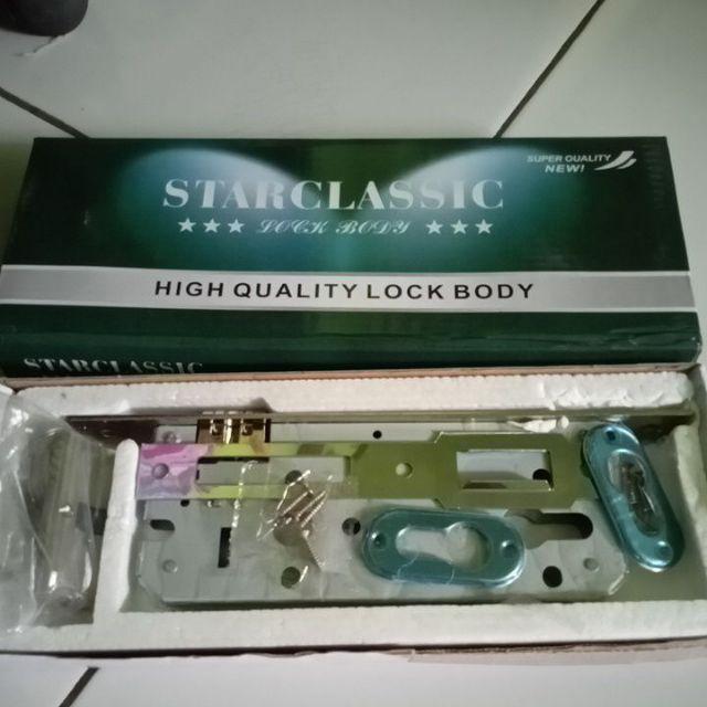 Eelic Lob-sclassic Lock Body Body Kunci Pintu Pelor Body Kunci Pintu Dorong Body Kunci Pintu