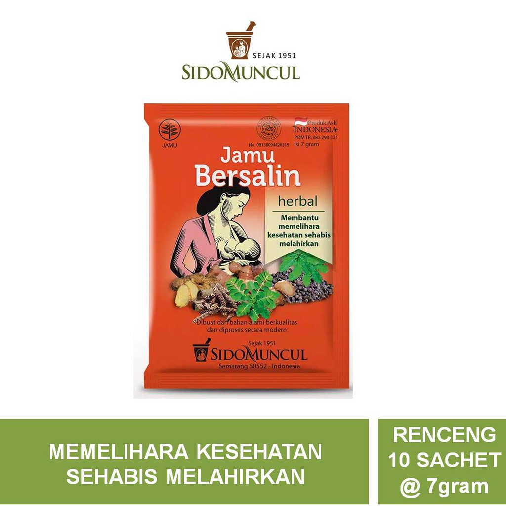 

JAMU BERSALIN HERBAL SIDO MUNCUL