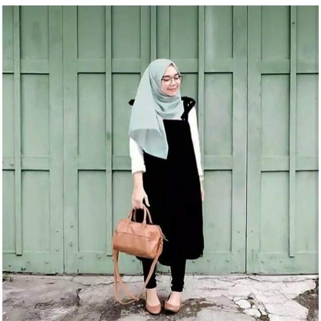 SLOPY PENDEK / MIDI TUNIK OVERALL / MIDI TUNIK POLOS WOLFIS / OUTER MIDI