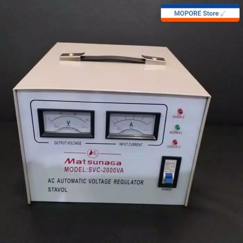 Stabilizer MATSUNAGA 2000 Watt STAVOL BEST Seller  Model SVC-2000VA