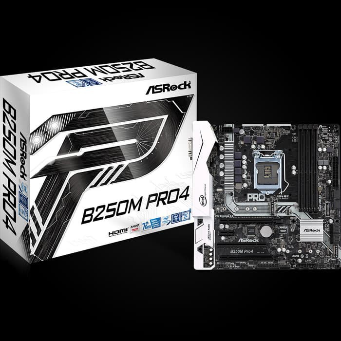 ASRock B250M Pro4 (LGA1151, B250, DDR4)
