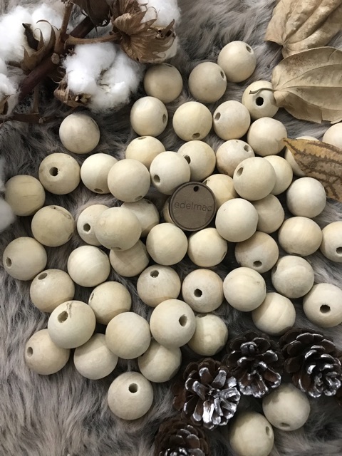 Wooden Beads  | Mote / Manik Kayu Natural