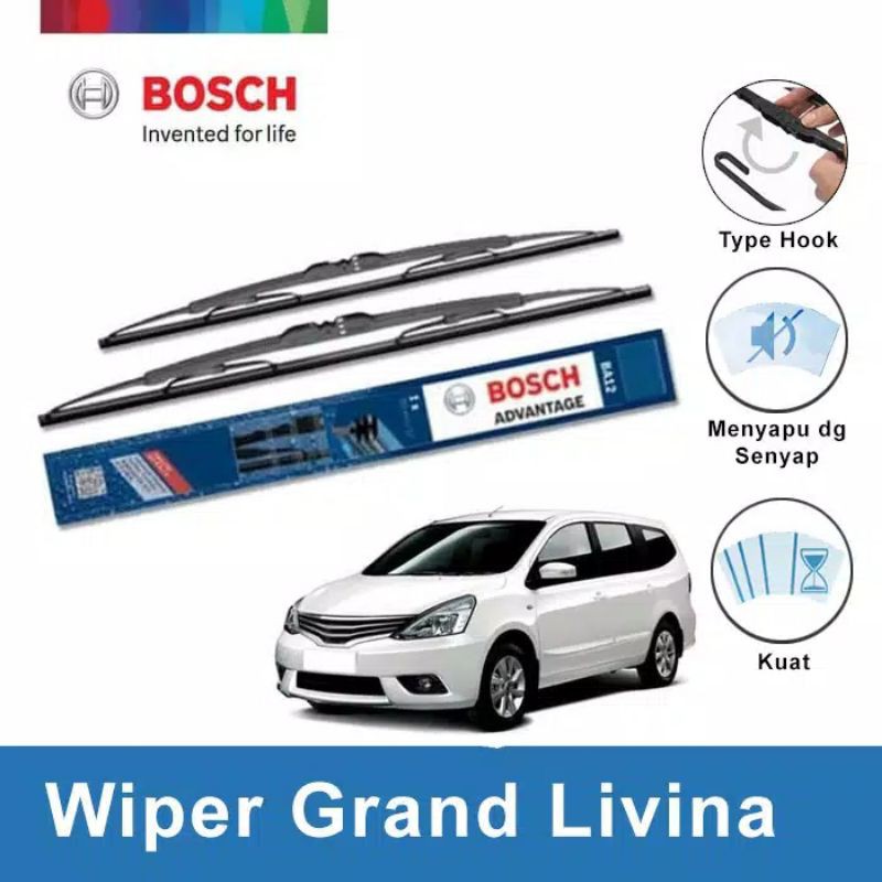 Paket Wiper Bosch Advantage Mobil Grand Livina