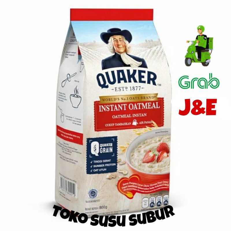 

Quaker instan oatmeal 800gr,1200gr