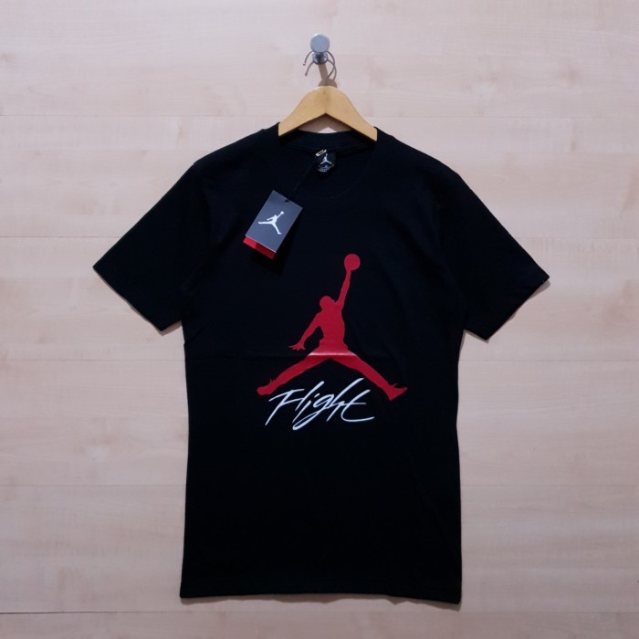 KAOS T SHIRT MICHAEL JORDAN FLIGHT BLACK - M