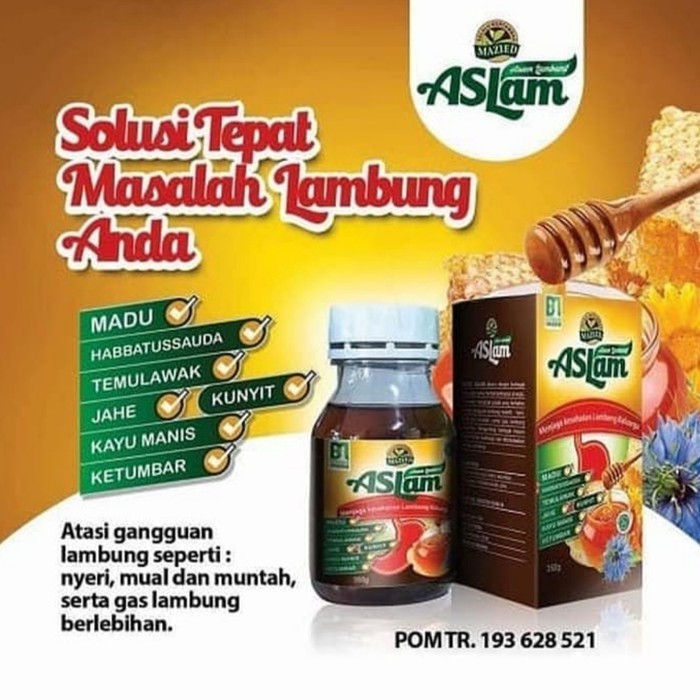 

Aslam | Madu Asam Lambung Mazied 350gr