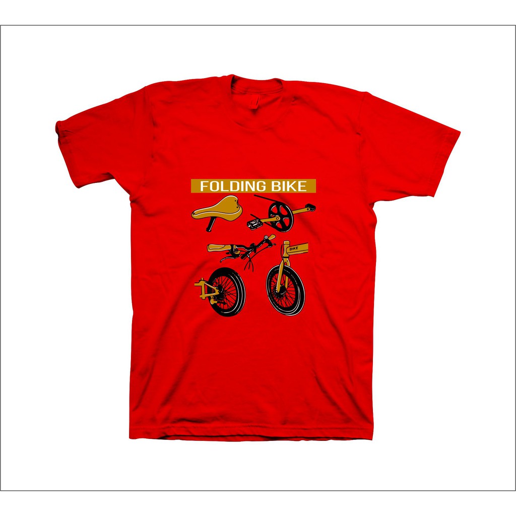 Kaos Sepeda Gowes Folding Bike Lengan Panjang Pendek