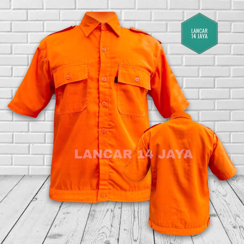 Kemeja Pria Lengan Pendek Polos Bahan Twill Atasan Pendek Kemeja Kerja Kemeja Pendek Kasual Polos Twill