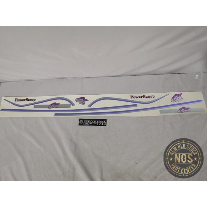 striping sticker stiker yamaha alfa 88 biru pastel biru muda copy original