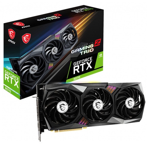 VGA MSI NVIDIA GeForce RTX 3070 GAMING Z TRIO 8G LHR