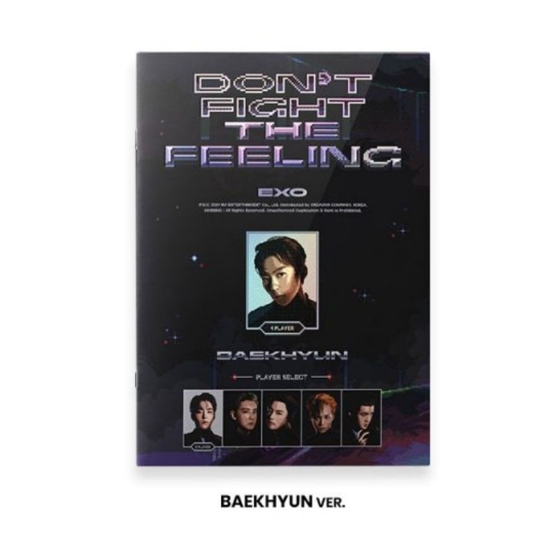 ALBUM EXO - DON’T FIGHT THE FEELING (Baekhyun Ver.) + Poster