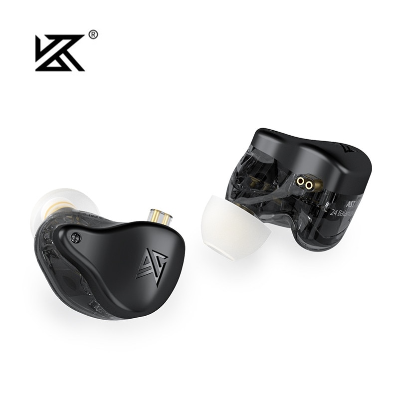 KZ AST 12BA Units 24 Balanced Armature HIFI Earphones DJ Monitor Earbuds Noise Cancelling Headsets KZ ZAX ZSX ASX  AS16 ASF