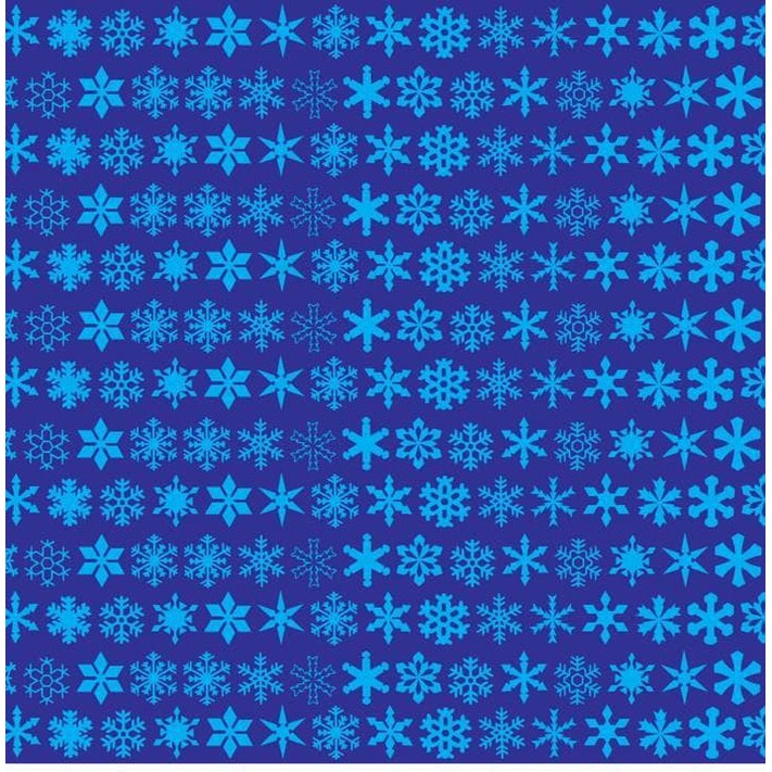 Kertas Scrapbook - Snowflake Design