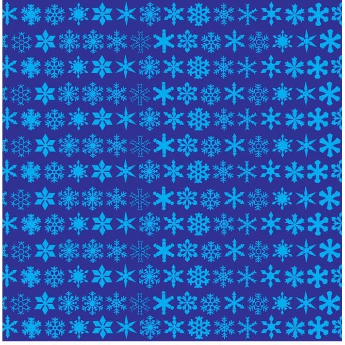 Kertas Scrapbook - Snowflake Design