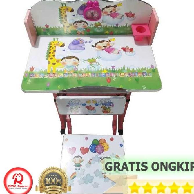 

Meja Kursi Belajar Anak Motif Kartun Lucu 45 X 70Cm - Taffhome M9I99Vrdfr