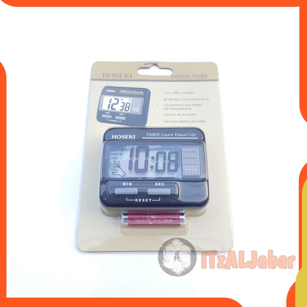 Hoseki 2145 Digital timer dapur car clock stopwatch Asli Hoseki