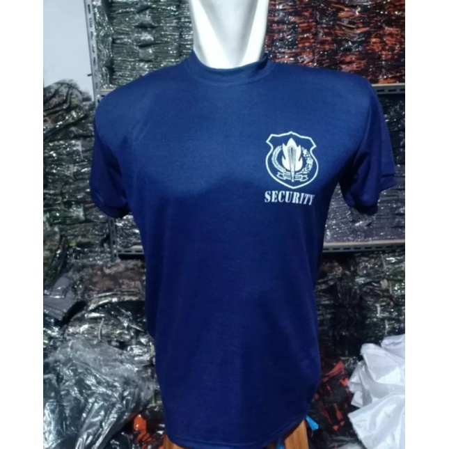 COD (BAYAR DI TEMPAT) KAOS SECURITY WARNA NAVY / KAOS PENDEK SECURITY / KAOS DALAMAN SECURITY