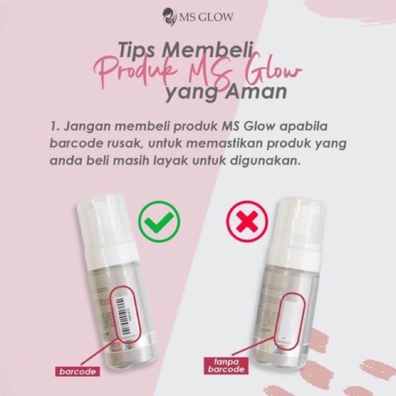 ms glow Paket Wajah Original Whitening BPOM / ADA BARCODE LENGKAP