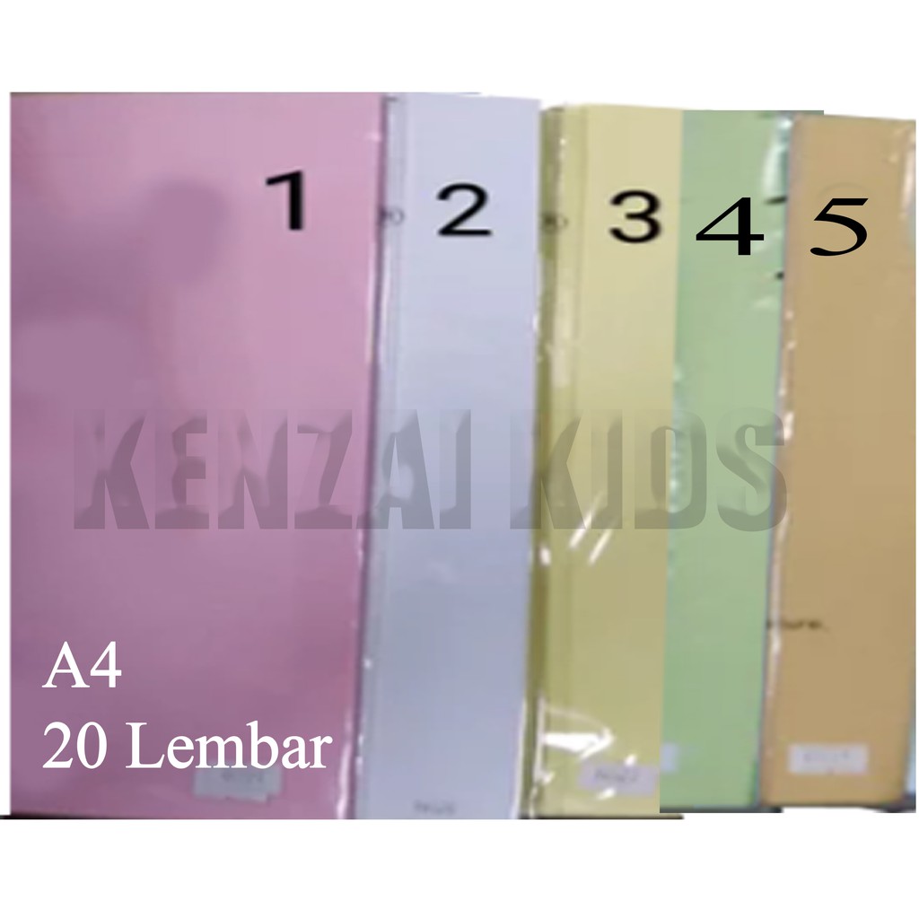 

Kertas Jasmine color TEBAL A4 isi 20 Lembar Termurah!