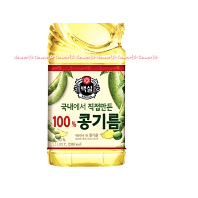 Baeksul 400ml Soy Oil Minyak Kedelai Madae in Korea Baskul Soys Oils Cj Baeskul Soya Oily Soybean