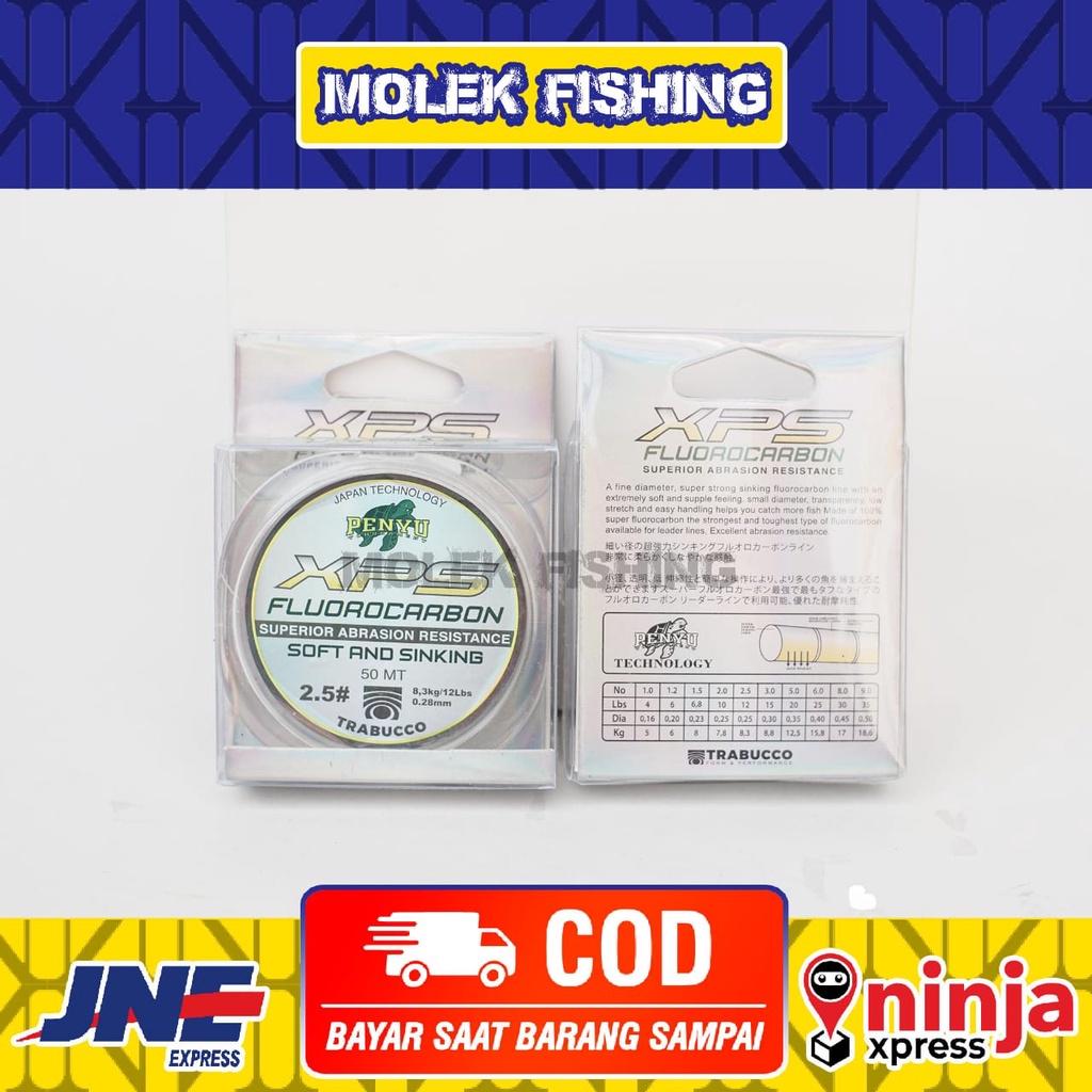 Senar Leader Penyu XPS Fluorocarbon | Leader Penyu | Senar Leader Fluorocarbon | Senar Leader | Sena