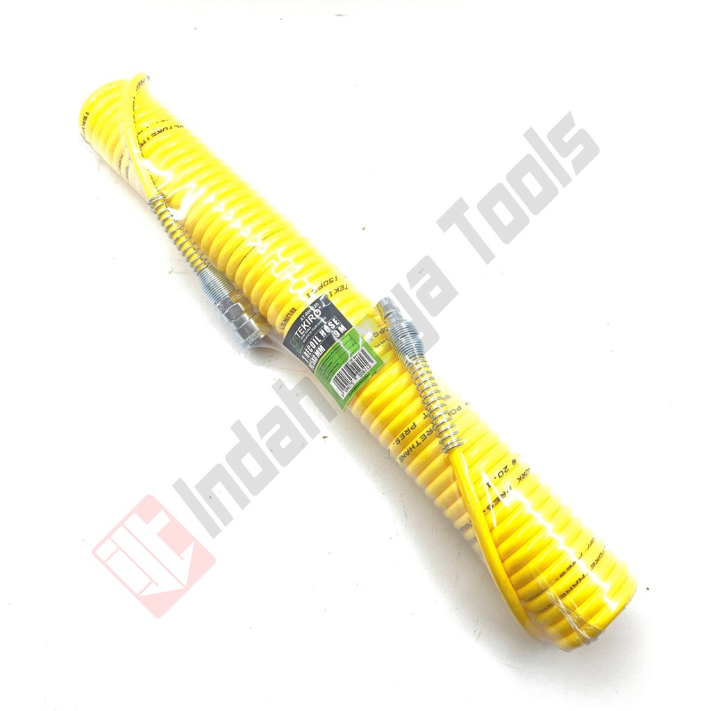 TEKIRO Recoil Hose 9 Meter - Selang Angin Kompresor Spiral