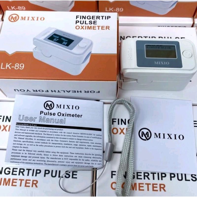 MIXIO Oximeter pulse LK89 Oxymeter Oksimeter Fingertip Pulse SPO2