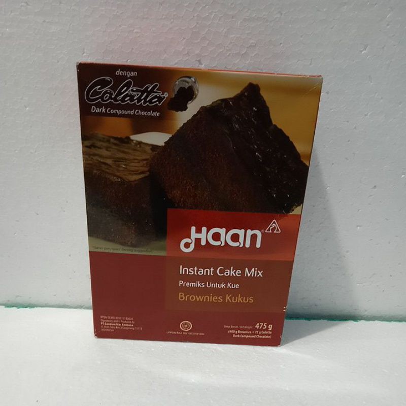 

Haan Instan Cake Mix Brownies Kukus 475 g