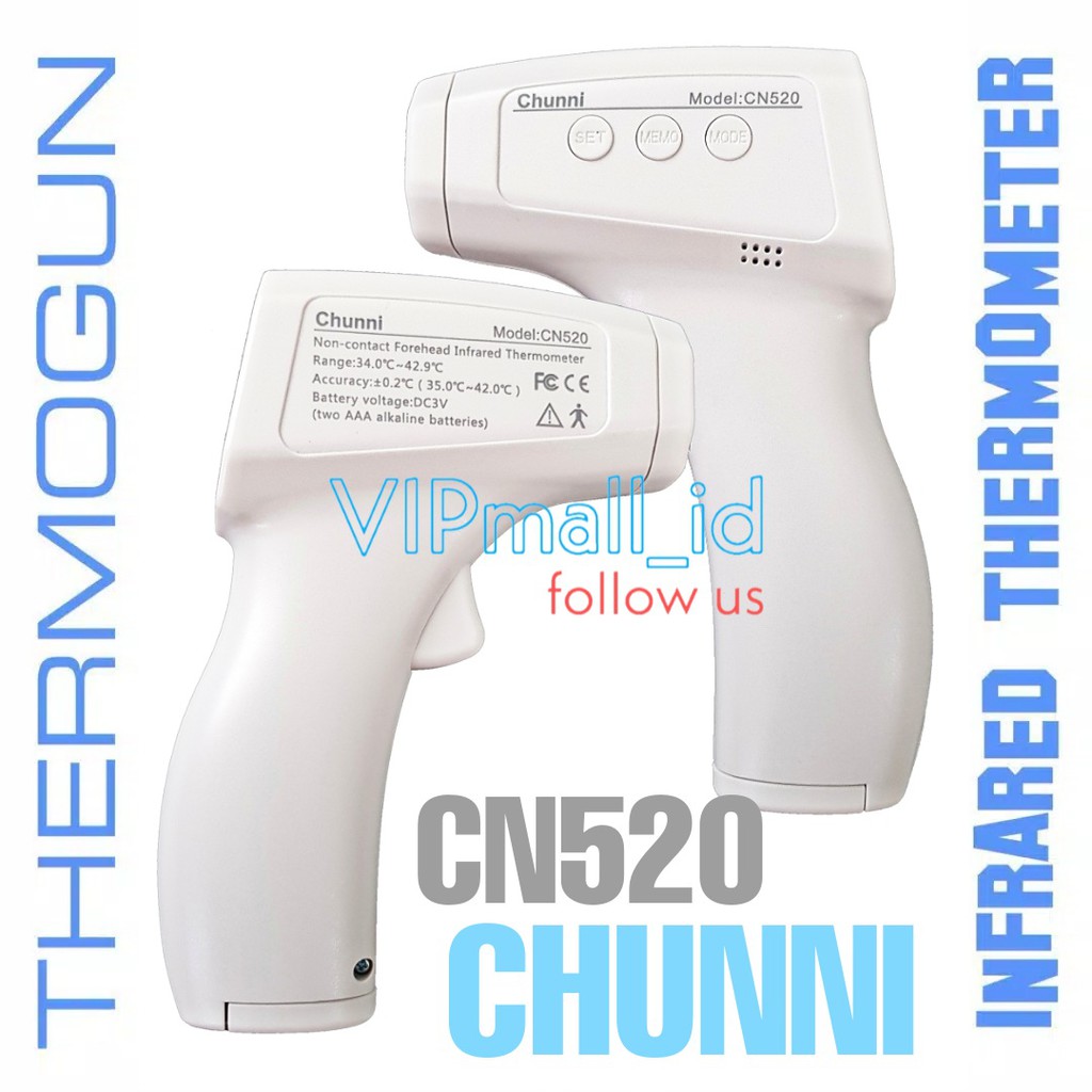 THERMOGUN CHUNNI CN520 - LEELVIS GXG01 - THERMOMETER INFRARED - INFRARED THERMOMETER