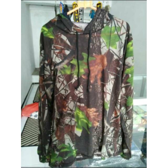 Kaos camo hodie perbakin pemburu lengen panjang