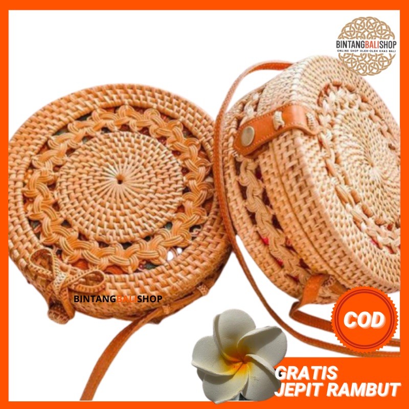  Tas  Rotan  Dobel Ulat Dobel Gendit Bintangbalishop 