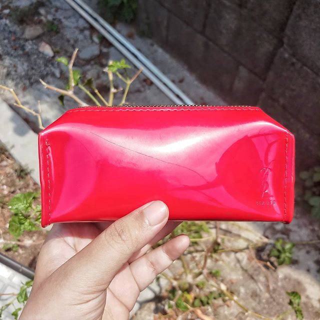 Ysl mini pouch red