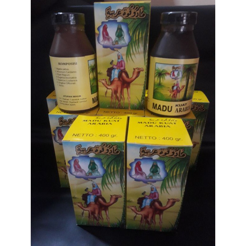(100% ORI) JAMU MADU KUAT ARABIA 400GR Obat Jamu Herbal Pria Dewasa Pegal Linu ED Tahan Lama
