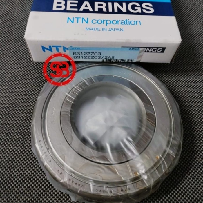 Bearing 6312 ZZ NTN / 6312ZZ C3 NTN JAPAN ORIGINAL