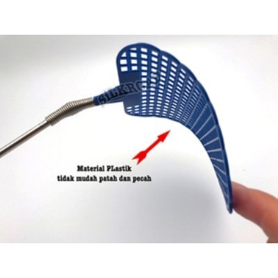 FLY SWATTER Pemukul/Tepokan/Raket Lalat Serangga Panjang 1m Stainless